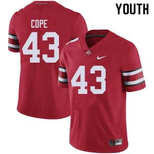 NCAA Ohio State Buckeyes Youth #43 Robert Cope Red Nike Football College Jersey DWF0845GI